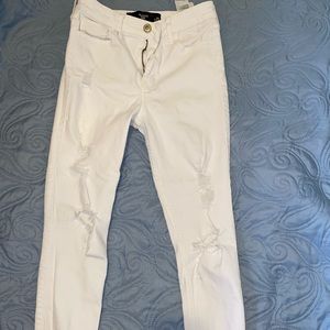 Hollister White Jeans